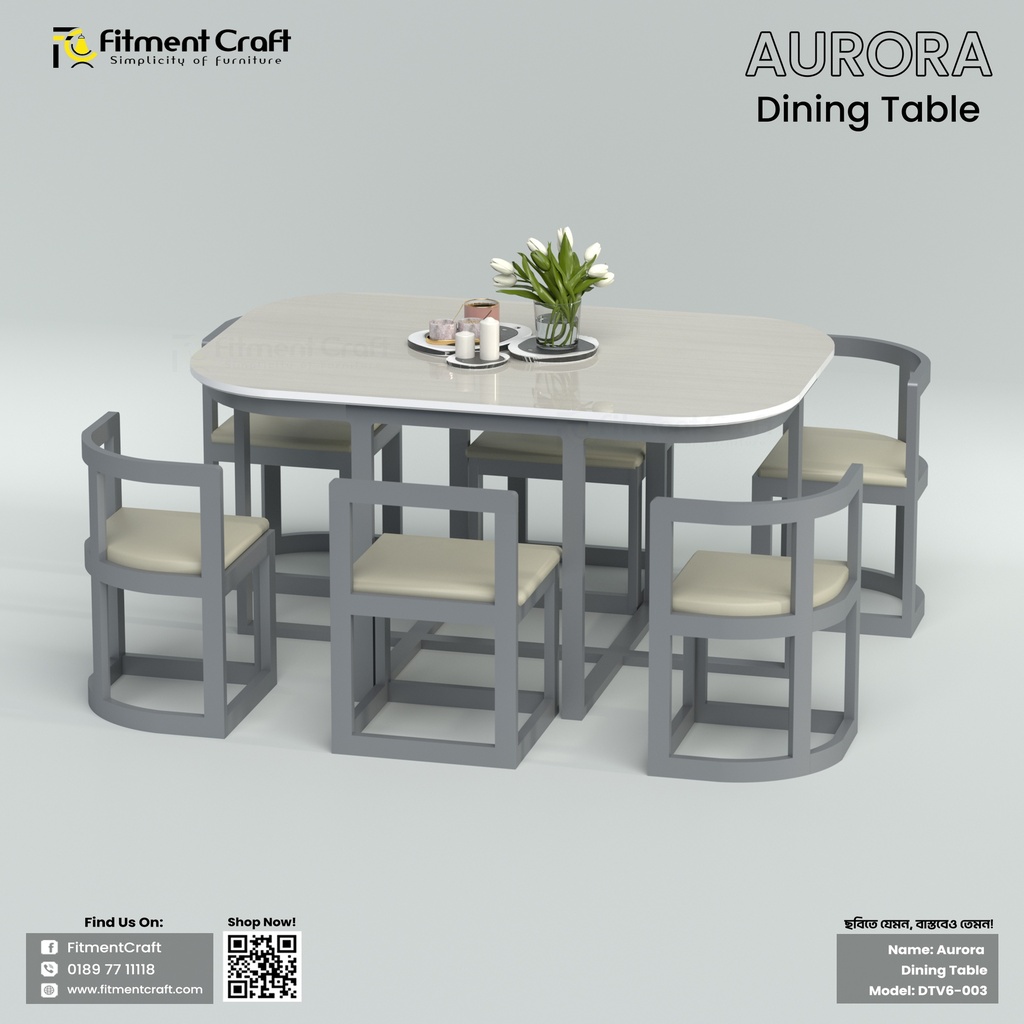 Aurora - Dining Table | DTV6-003