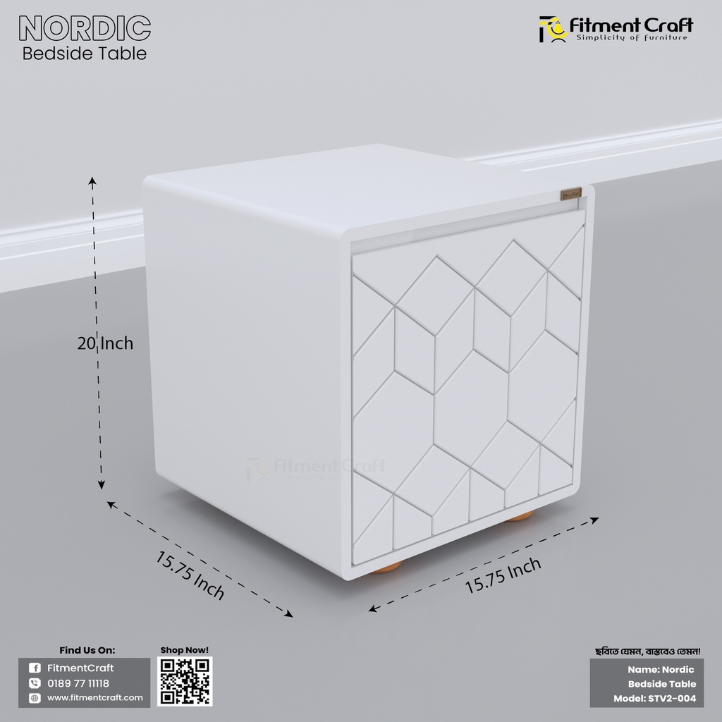 Nordic - Bedside Table | STV2-004 