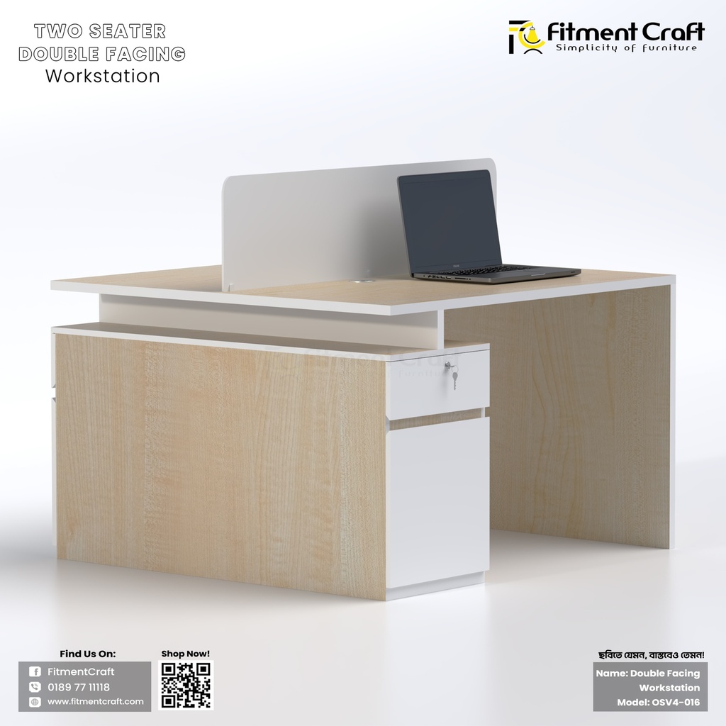 Two Seater Double Facing Workstation I OSV4-016