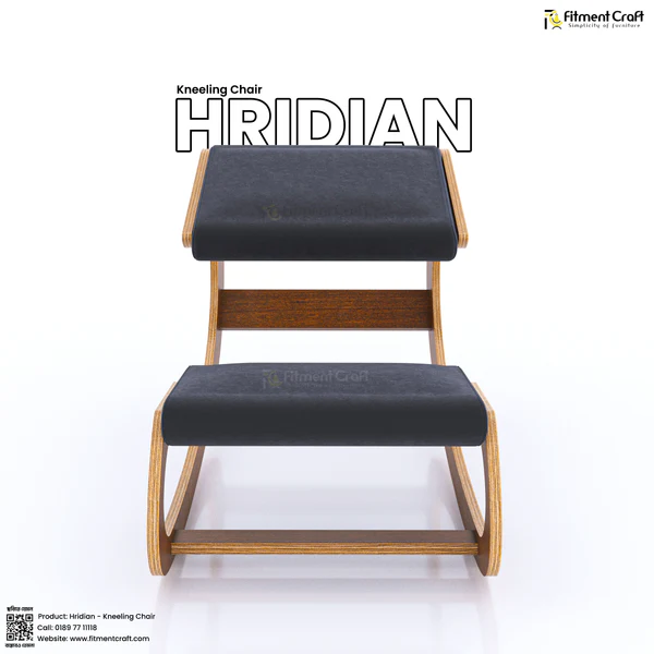 Hridian - Kneeling Chair - Matte Antique Lacquer
