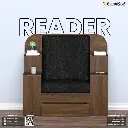 Reader - Bookshelf cum Sofa | BSV1-666
