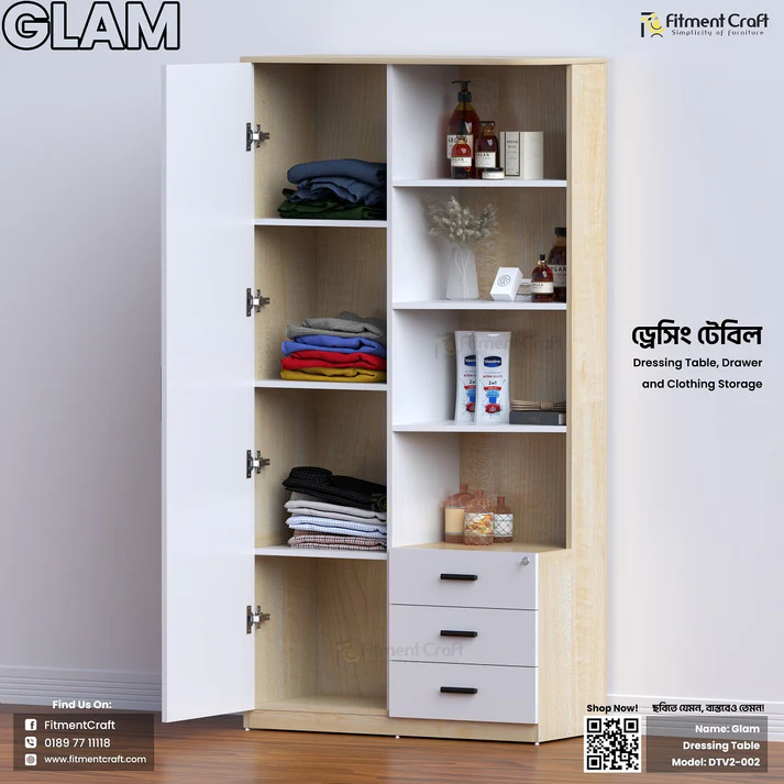 Glam - Dressing Table | DTV2-002