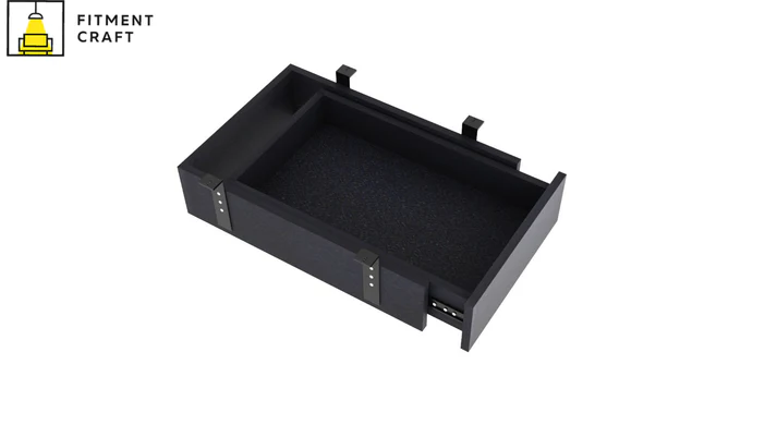 Portable Drawer for Modern Desk, Hanging Drawer under Table
