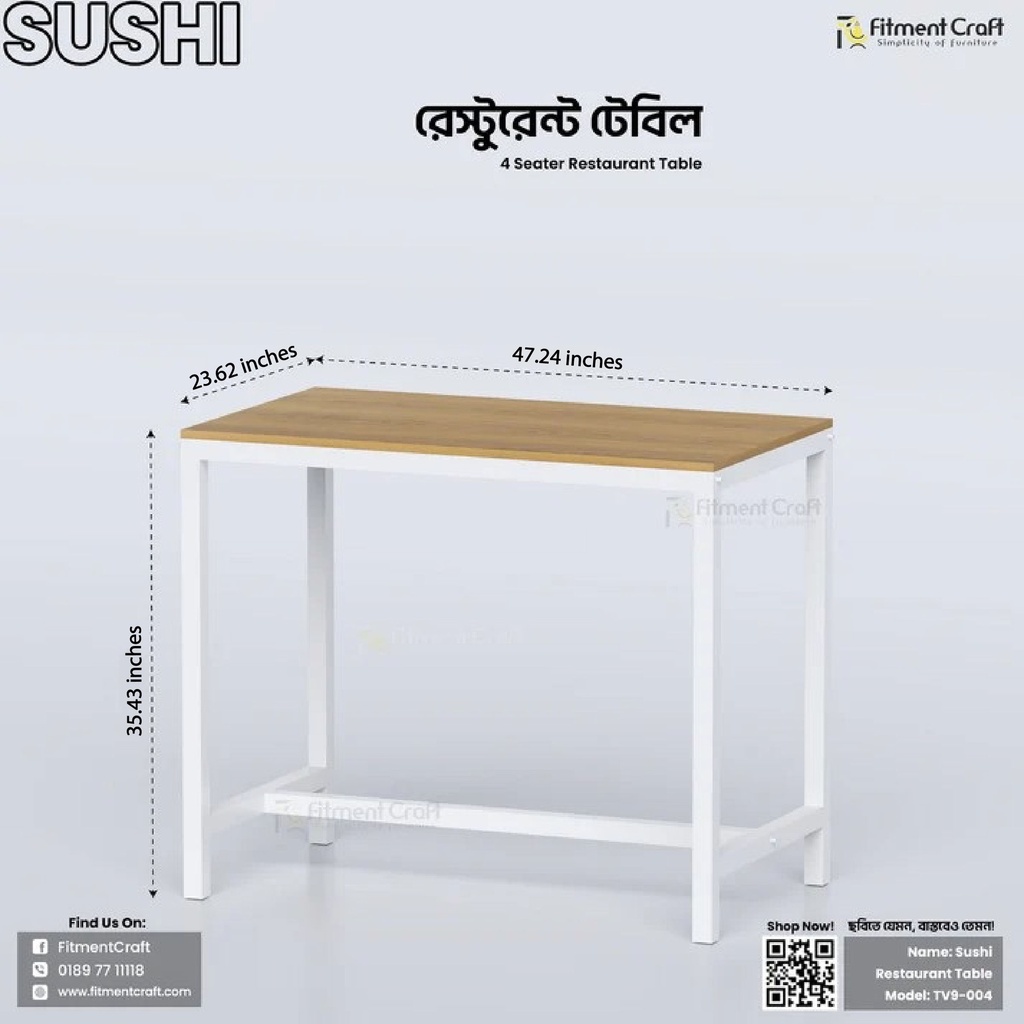 Sushi - Restaurant Table | TV9-004