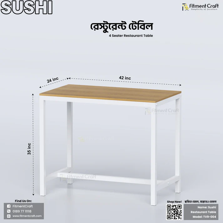 Sushi - Restaurant Table | TV9-004