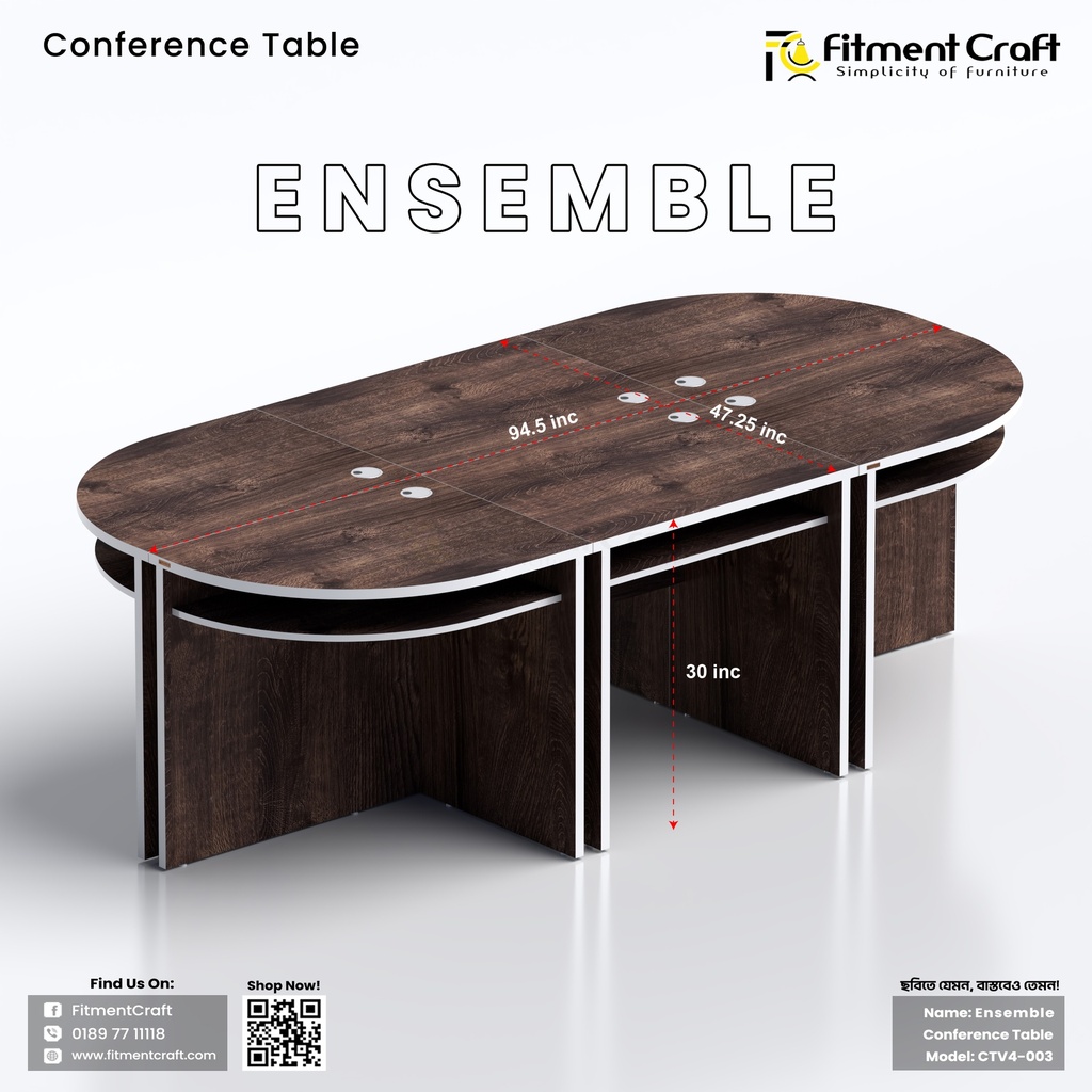 Ensemble - Conference Table । CTV4-003