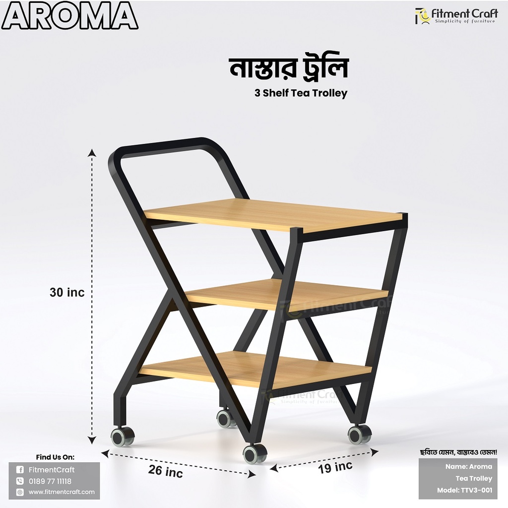 Aroma - Tea Trolley | TTV3-001