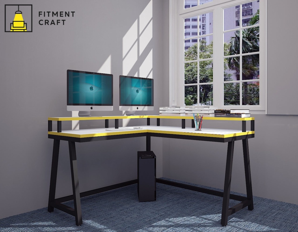 L Shaped Gaming Table | TV11-003