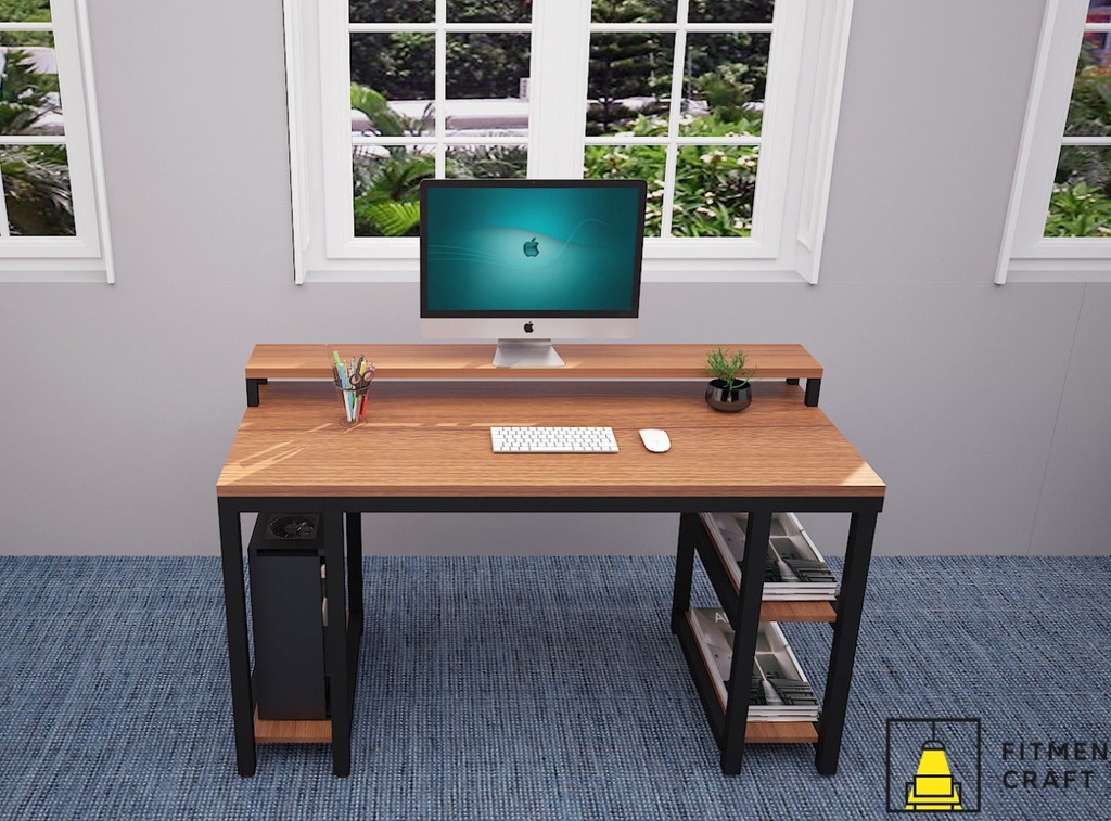 New Desk with Shelve &amp; CPU Stand | TV10-004