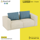 Linen 2 Seater -Sofa । HSV2-018