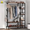 Fitment Craft - Free-standing Closet Organizer with Hooks | COV1-001