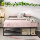Simple Double Seater Metal Bed | MBV1-004