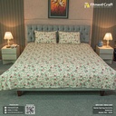 Spring Serenity Print Bedsheet – Cream । PBS-0055 